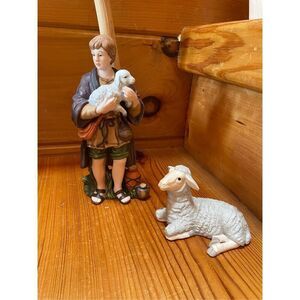 Kirkland Signature Porcelain Nativity Set  Replacement Shepard and Sheep
